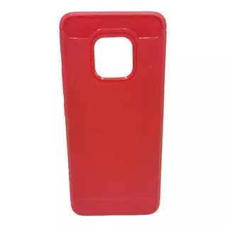 Funda Case Tpu Carbón Para Huawei Mate 20 Pro Lya-l09 Color Rojo