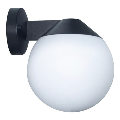 Aplique 1 Luz Globo Exterior Opal Apto Led E27 Deco Moderno