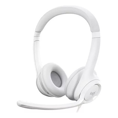 Audífonos Con Micrófono Y Cable H390 De Logitech, Blanco