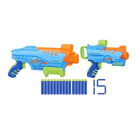 Lanzador Nerf Elite Jr Kit De Inicio