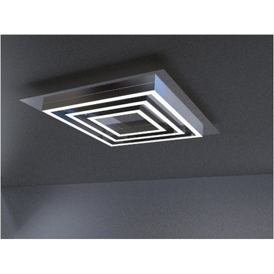 Plafón Aplique Krov Blanco 50x50 Led 70w 5600 Lm Luz Desing