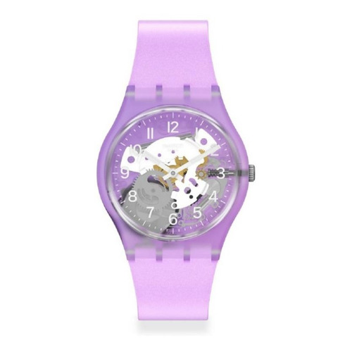 Reloj Mujer Swatch Gv136 Tramonto Viola /relojería Violeta