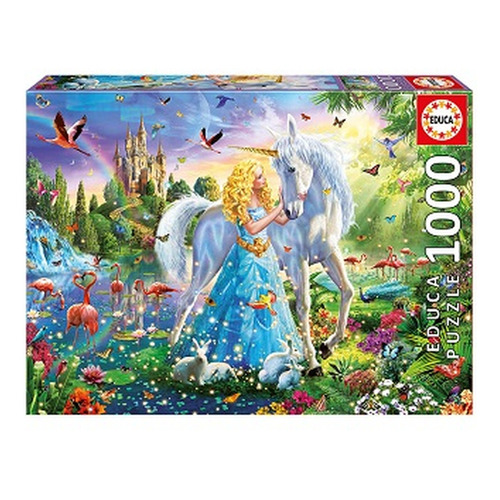 Puzzle Rompecabeza Educa X 1000 La Princesa Y El Unicornio