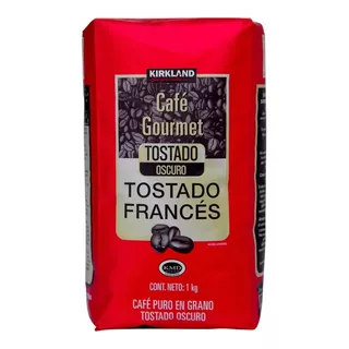 Kirkland Signature Café En Grano Gourmet Tostado Francés 1kg