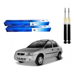  Par Amortecedor Traseiro Corsa Sedan 1.0 1.6 1996 A 2006