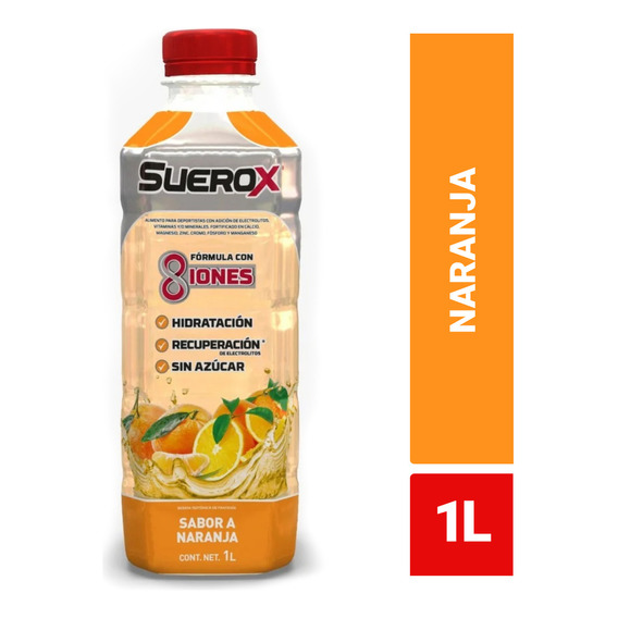 Suerox Bebida Isotónica Naranja 1 Litro