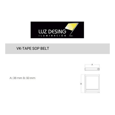 Base Para Colgantes Vk -tape Base 2 Vk Negro