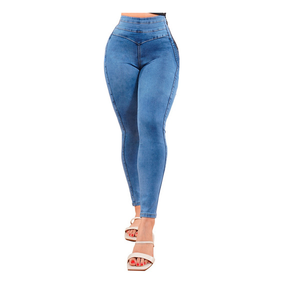  Jeans Dama Pantalones  Mujer Cintura Levanta Pompa