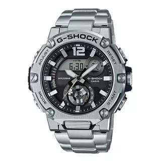 Relógio Casio G-shock G-steel Gst-b300sd-1adr Carbon E Solar