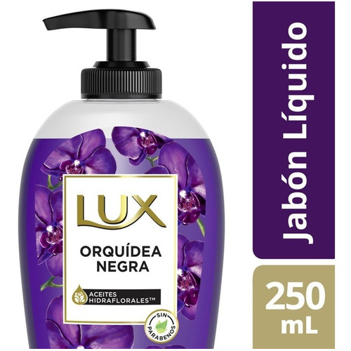 Jabón Liquido Lux Orquídea Negra 250ml