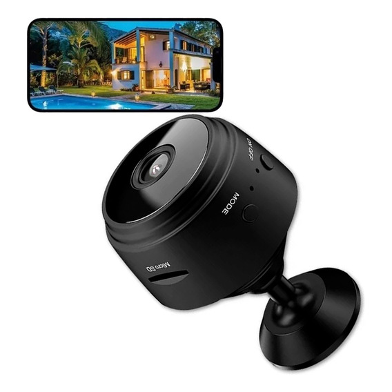 Cámara Mini Espía Monitoreo En Vivo Wifi 1080p Full Hd