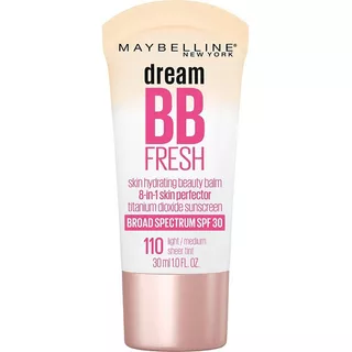 Maybelline Dream Fresh Bb 30 Ml Crema De Belleza Hidratante Tono 110 Light Medium