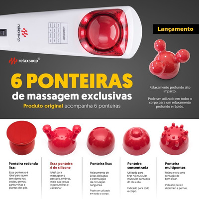 Massageador Profissional Redução Localizado Drenagem Infra