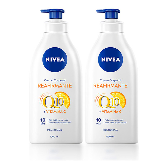 Nivea Crema Corporal Q10 Plus Reafirmante Vitamina C 1000ml 