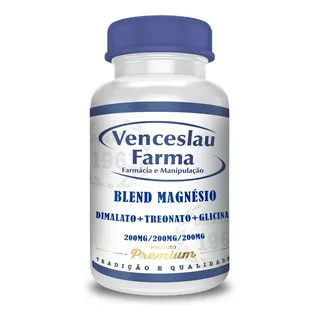 Magnésio Blend  Dimalato+glicina +treonato 120caps   