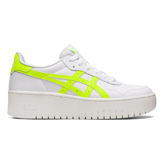 Zapatillas Asics Japan S Pf White/safety Yellow Mujer