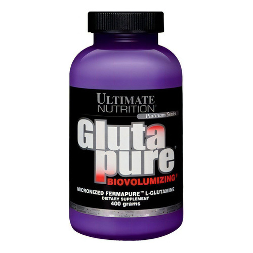 Suplemento en polvo de glutamina y glutapuro de Ultimate Nutrition