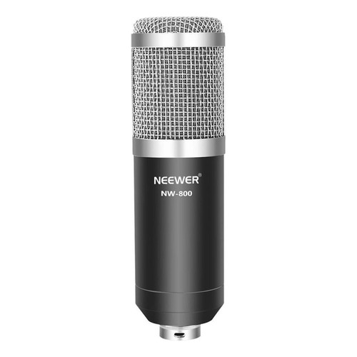 Micrófono Neewer NW-800 Condensador Hipercardioide color plata