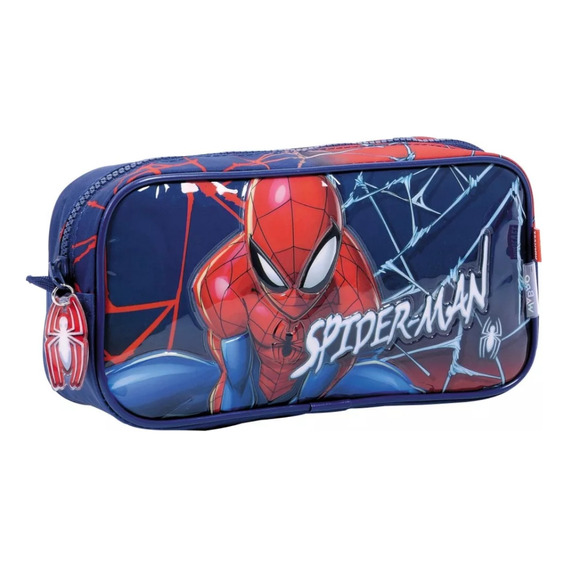 Cartuchera 1 Cierre Spiderman Web Wabro 38204