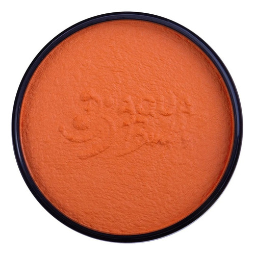 Maquillaje Profesional Mate 40gr Pinta Caritas Aqua Bonds Sombra Naranja Fuerte