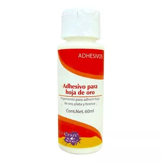 Pegamento Adhesivo Para Hoja Oro O Plata Policraft Arte 60ml