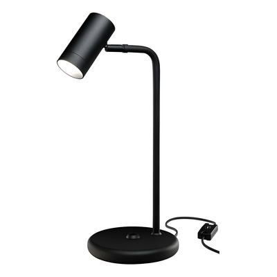 Lampara De Mesa Ona Moderno 1xgu10 Negro