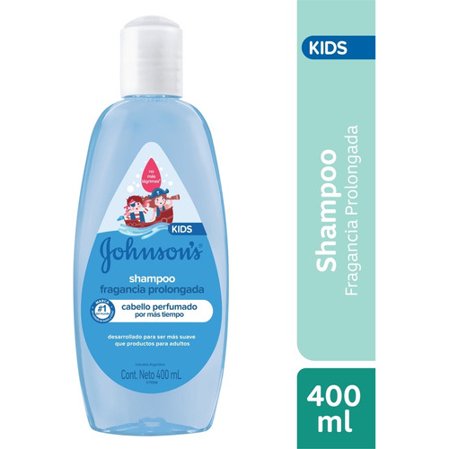 Shampoo Johnson's Fragancia Prolongada Para Niños 400 Ml