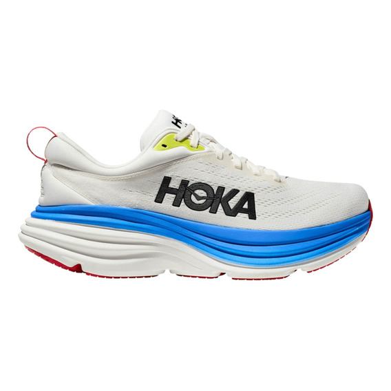 Tenis Hoka Hombre Caballero Running Bondi 8 Blanco 