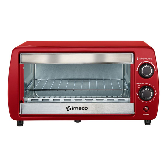 Horno Eléctrico Imaco He900r 9 Lt Color Rojo