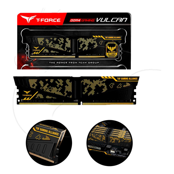 Memoria Ram T-force Vulcan Tuf Gaming Alliance Gamer Color N