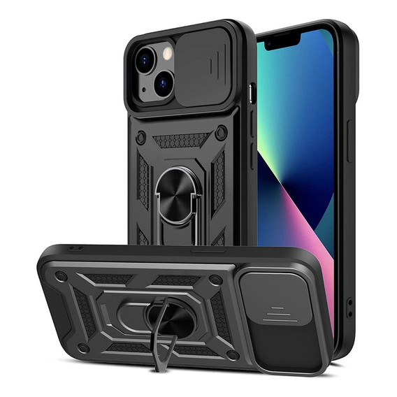 Funda Para iPhone Uso Rudo Con Doble Proteccion De Camara