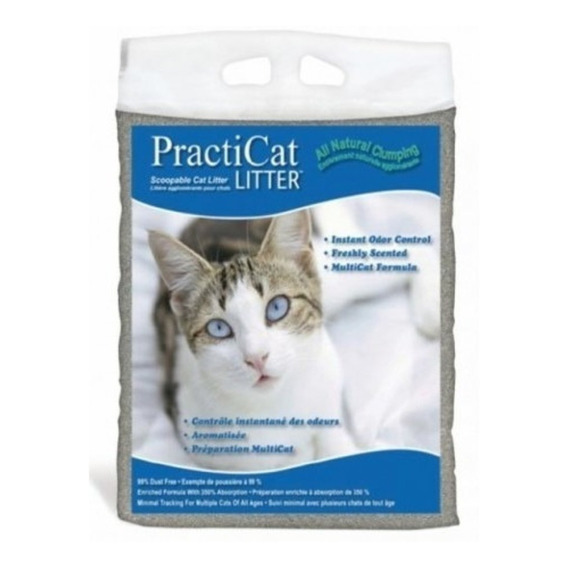 Arena sanitaria para gatos Practicat Litter Multicat en bolsa de 14Kg