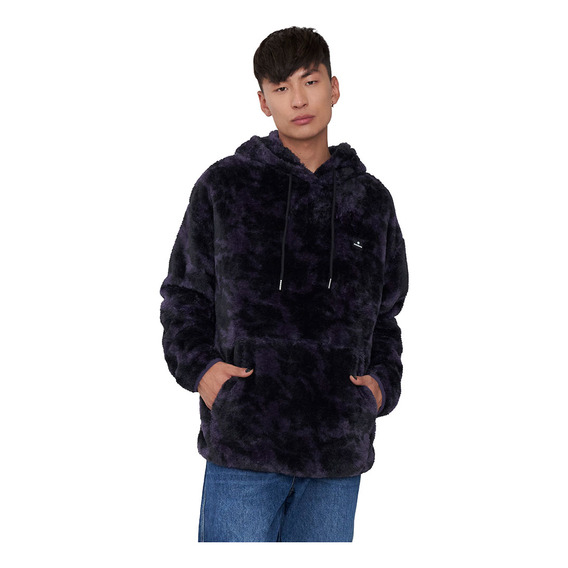 Polerón Hombre Sherpa Full Print Morado Corona