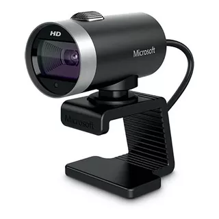 Webcam Microsoft 5mp Interpolado - Lifecam Cinema H5d-00013 Cor Preto