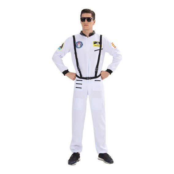 Disfraz De Astronauta De Halloween Para Hombre, Trajes De Cosplay De Astronauta Para Adultos
