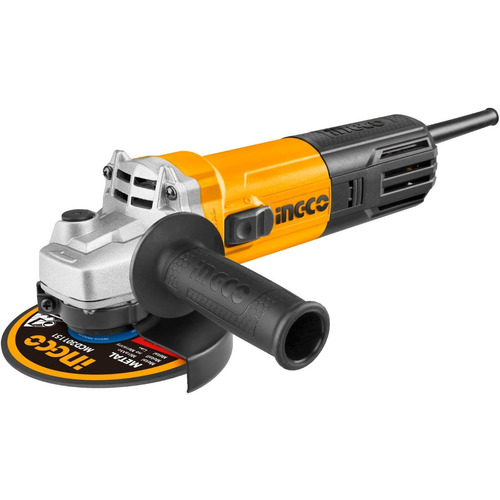 Amoladora Angular 4½ Ingco Ag75018 750w 12000rpm Color Amarillo