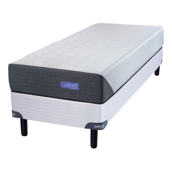 Sommier Inducol Limay 80x190 Cm Alta Densidad + 1 Almohada