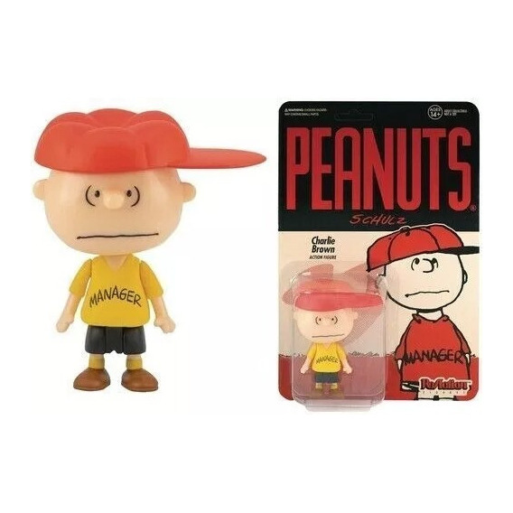 Figura Peanuts Charlie Brown Super7 Orig. Replay
