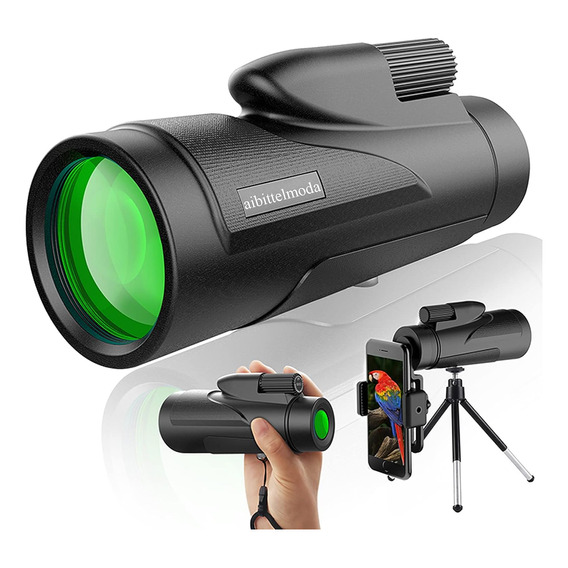 Monocular Impermeable 10x42 Con Tripode Y Clip De Celular