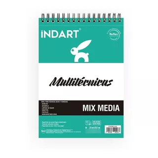 Álbum Indart Multitécnica A4 21x29.7cm. Con 60 Hojas, 180g.