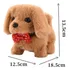 Común (uso) ` Cachorro De Peluche Que Camina, Ladra, Salta