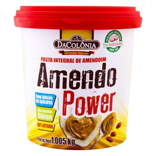 Pasta De Amendoim Integral Dacolônia Amendo Power Pote 1,005kg