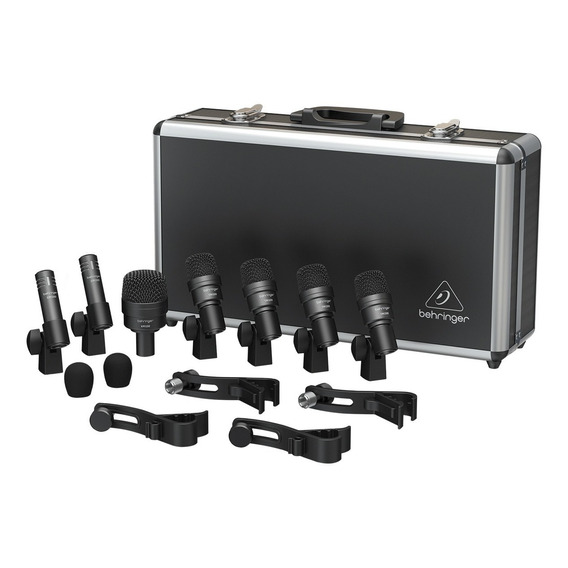 Behringer Bc1200 Drum Mic Set Bateria Juego 7 Microfonos Color Negro