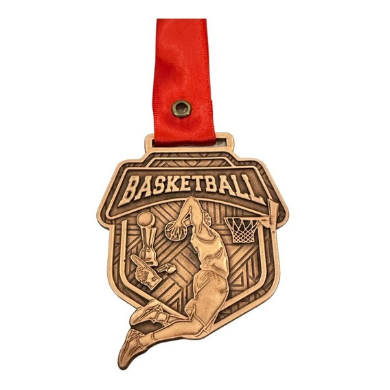 10 Medallas Deportivas Basketball / Basquetbol Mg030