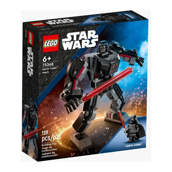 Lego Set Star Wars ::.. Mech Darth Vader 75368 Cantidad De Piezas 139