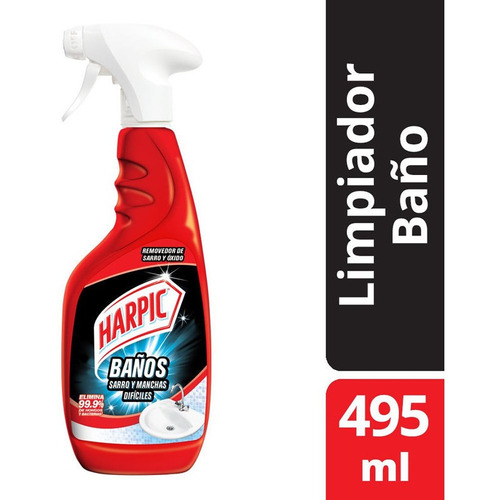 Limpiador en atomizador Harpic Baños 495mL