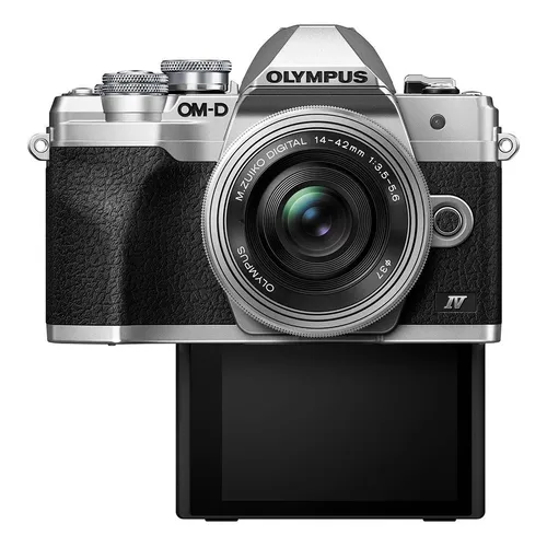 Camera Olympus Om-d E-m10 Mark Iv Silver W/ 14-42mm Lens