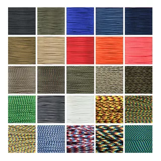 Paracord 5 Metros Cuerda Tipo 2 Tactica - Made In Usa Emol