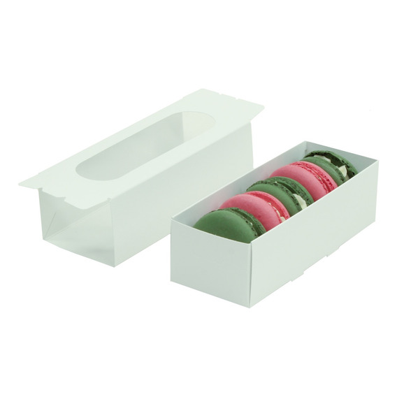 Caja Para Macarrones, Chocolates, Fresas, Galletas 50 Pzas