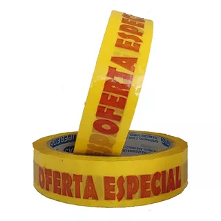 10 Rolos De Fita Adesiva Com Escrita Oferta Especial   24x50